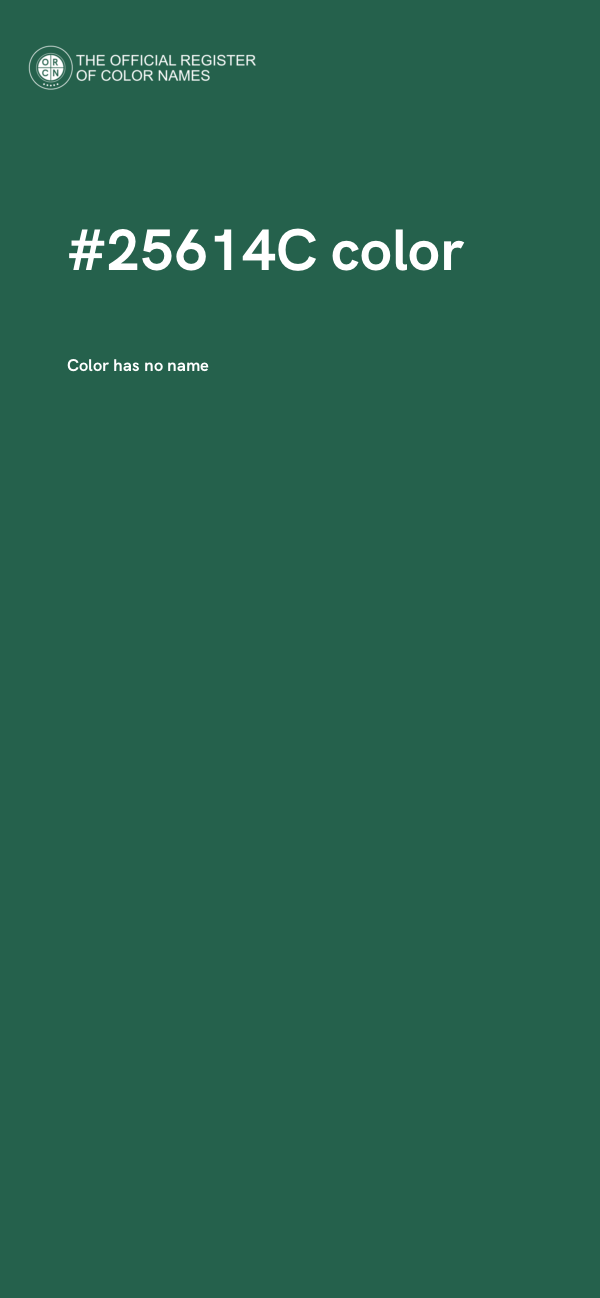 #25614C color image