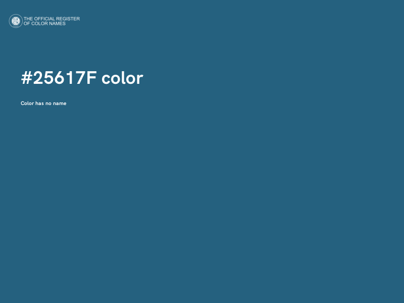 #25617F color image