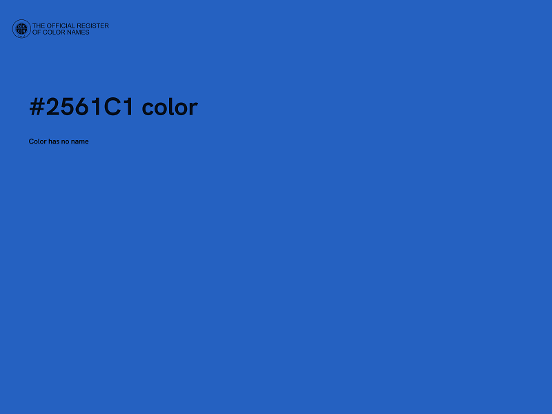 #2561C1 color image