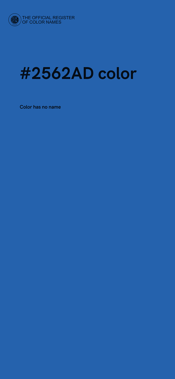 #2562AD color image