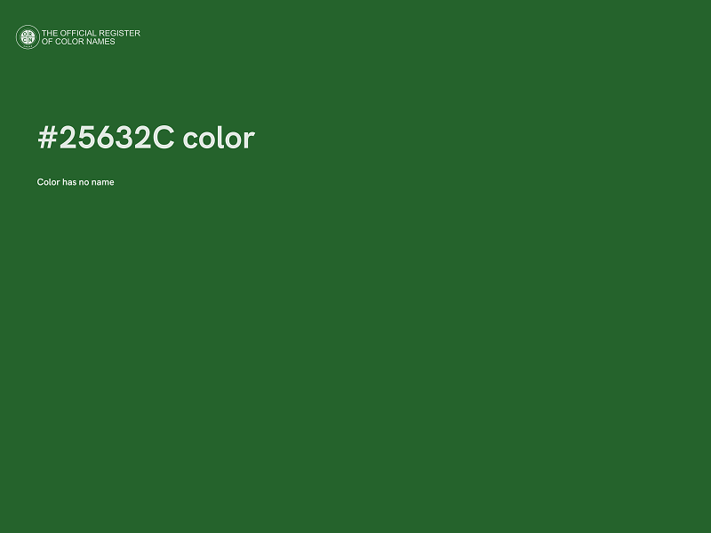 #25632C color image