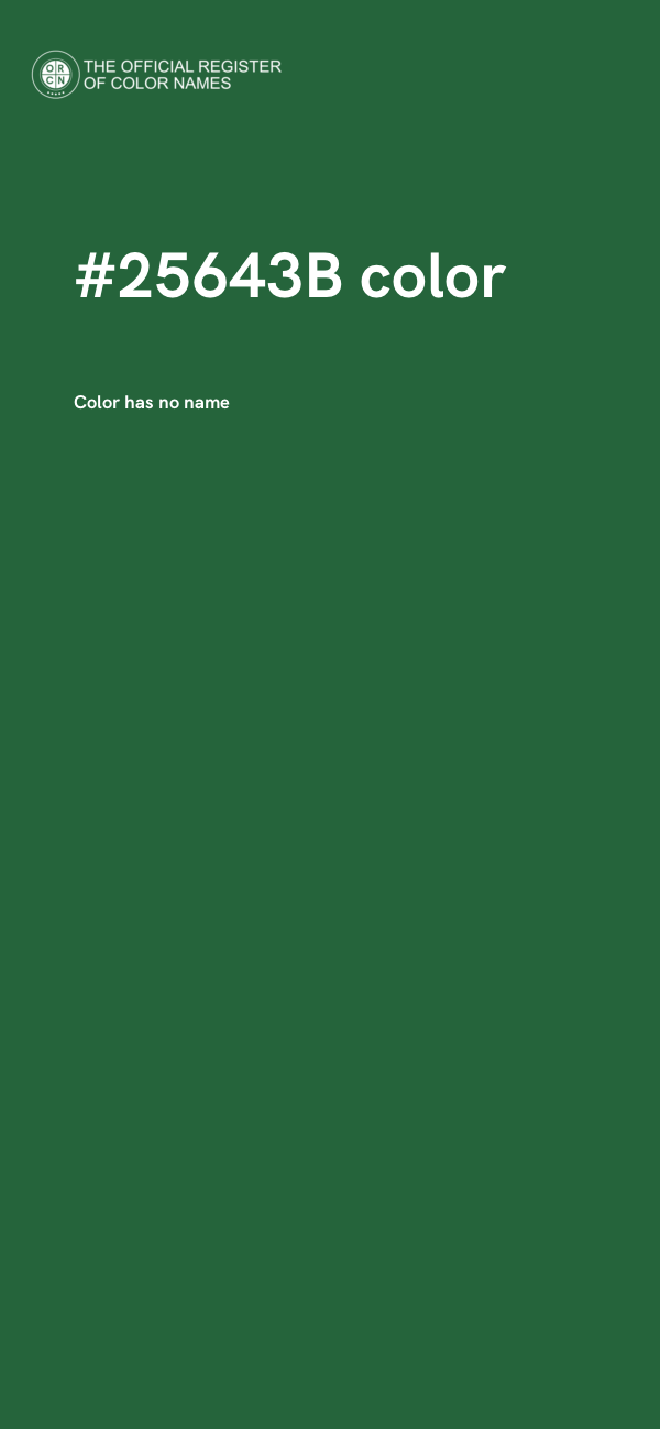 #25643B color image