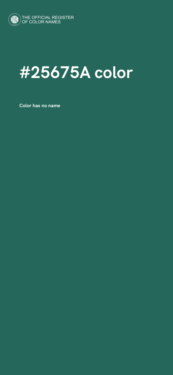 #25675A color image