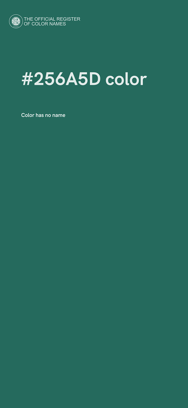 #256A5D color image