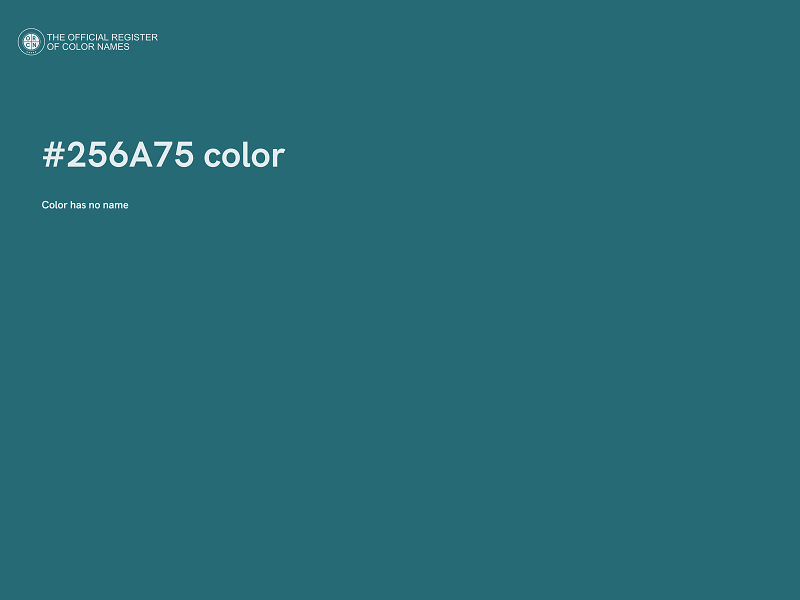 #256A75 color image