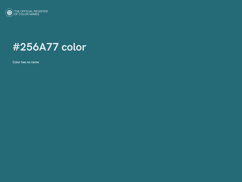#256A77 color image