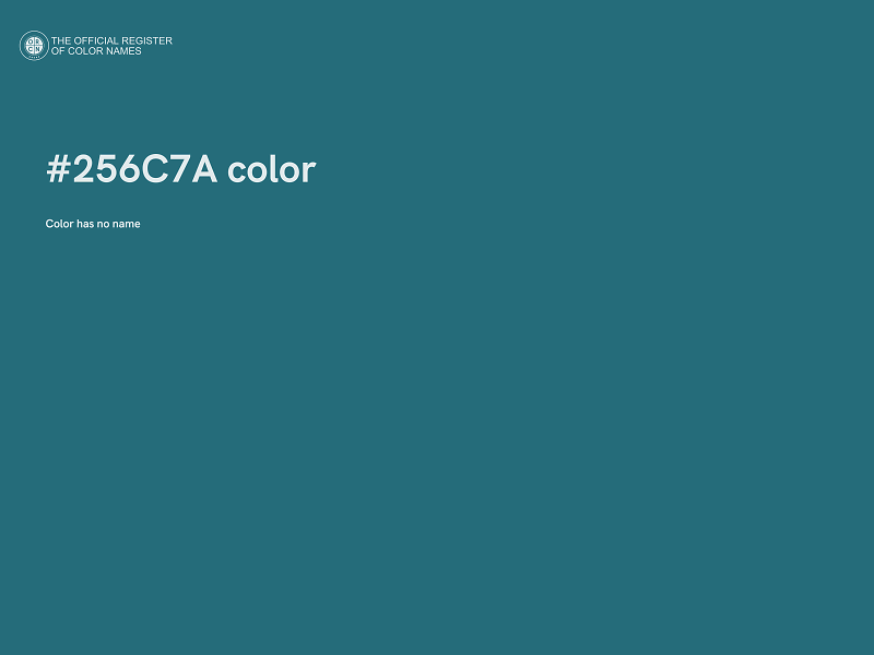 #256C7A color image