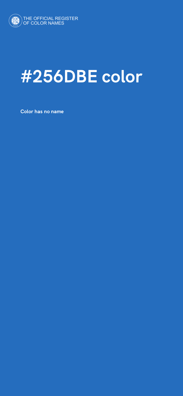 #256DBE color image
