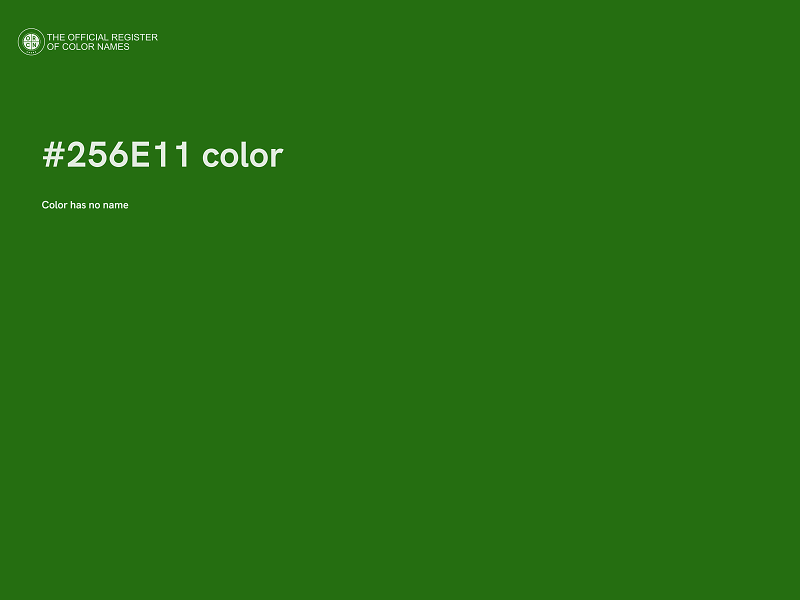 #256E11 color image