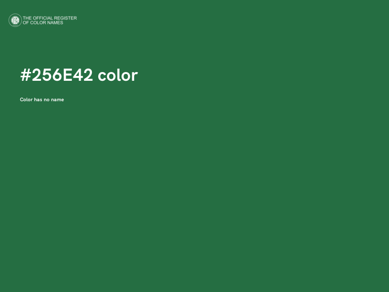 #256E42 color image