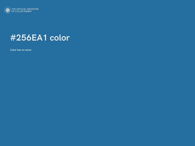 #256EA1 color image