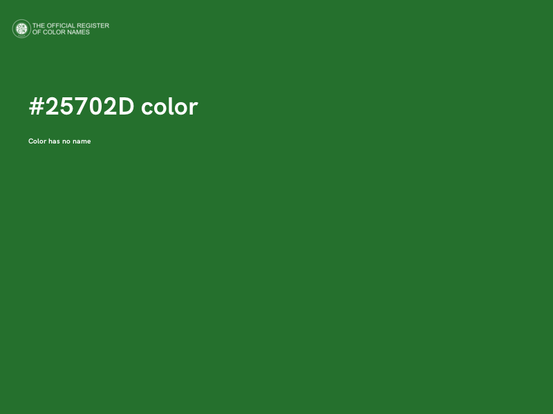 #25702D color image