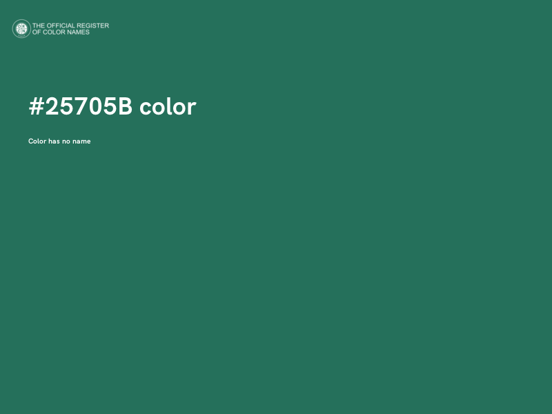 #25705B color image
