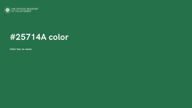 #25714A color image