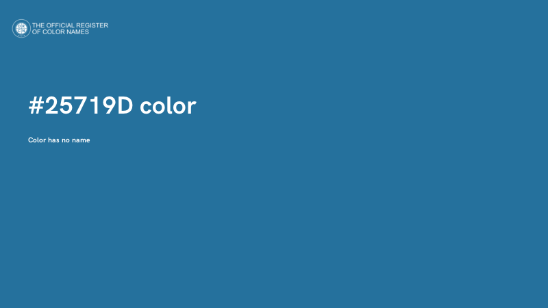 #25719D color image