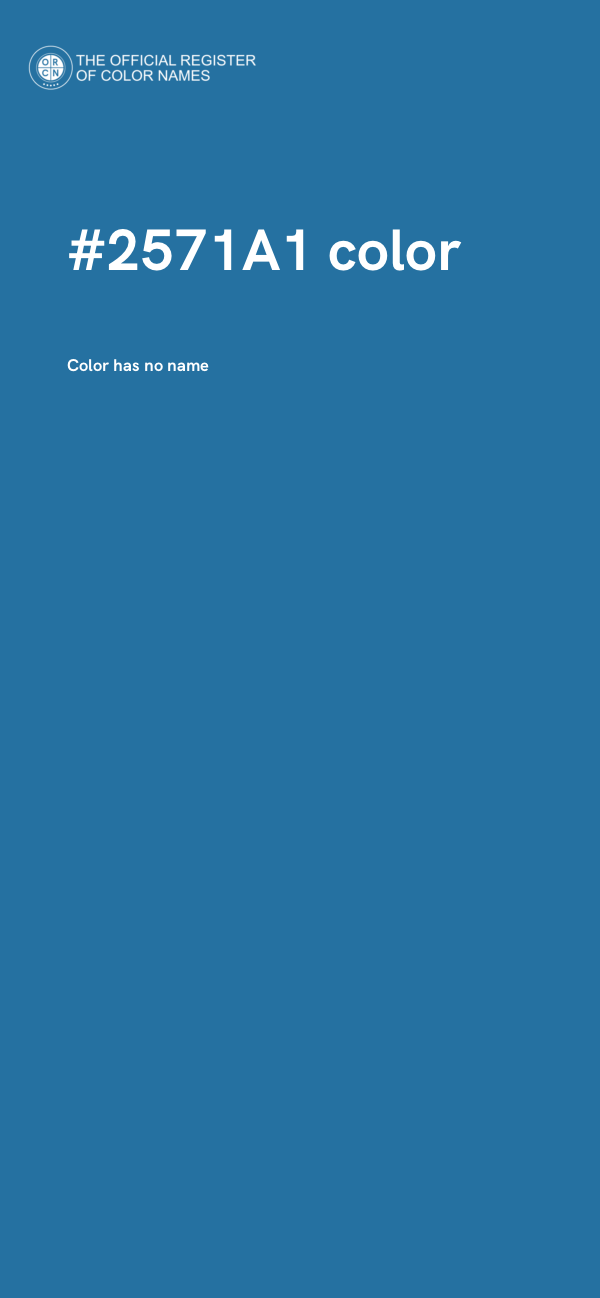 #2571A1 color image