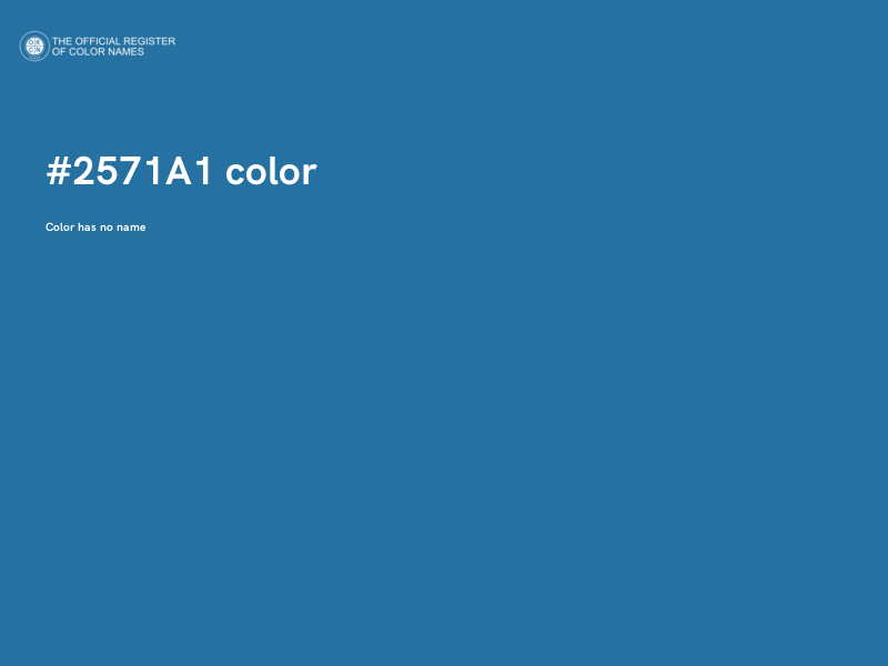 #2571A1 color image