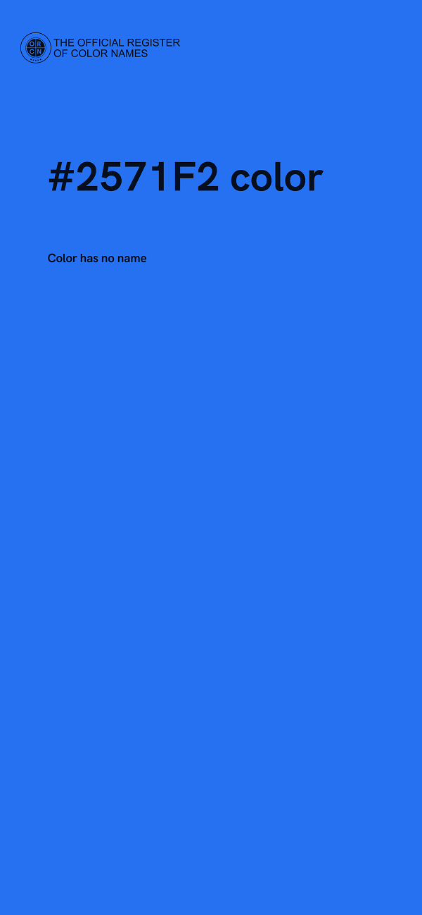 #2571F2 color image