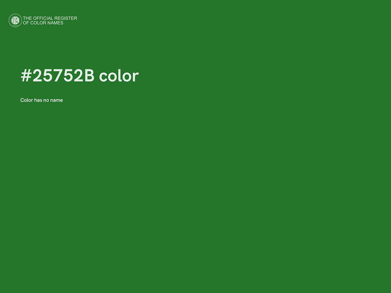 #25752B color image