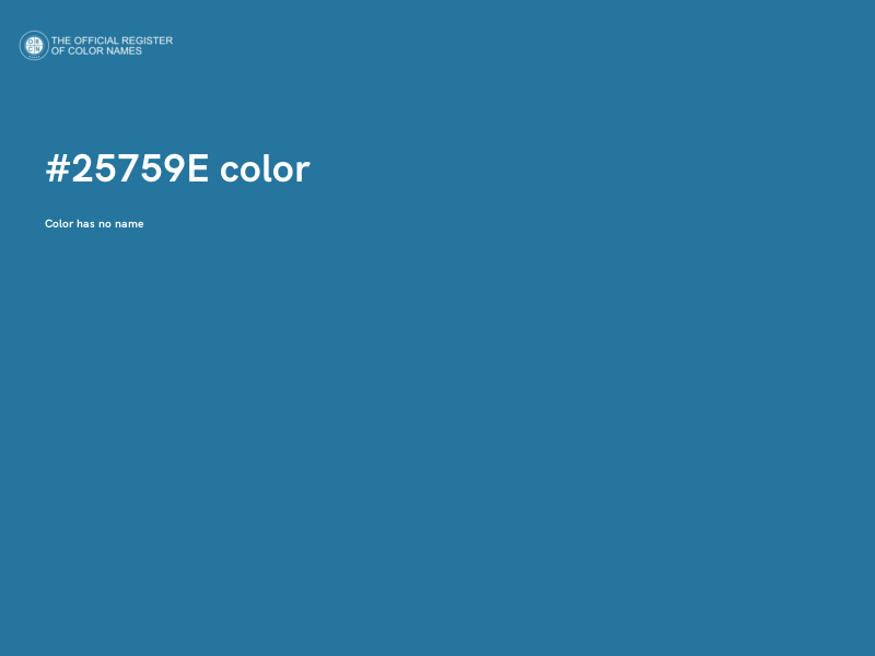 #25759E color image