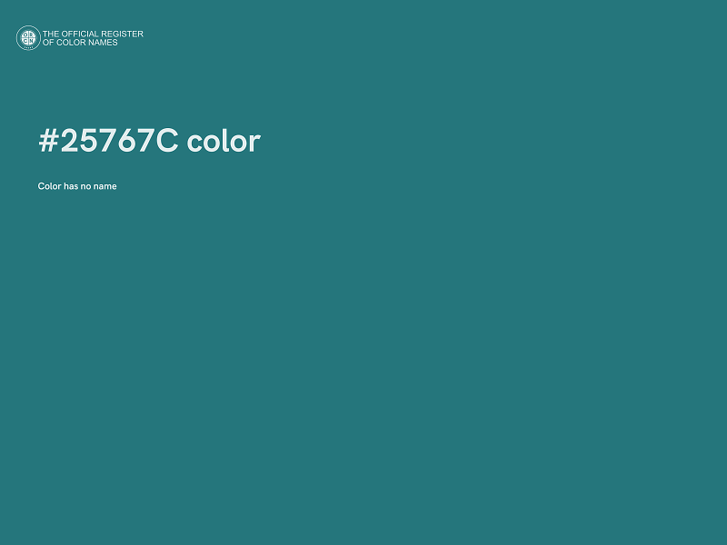 #25767C color image
