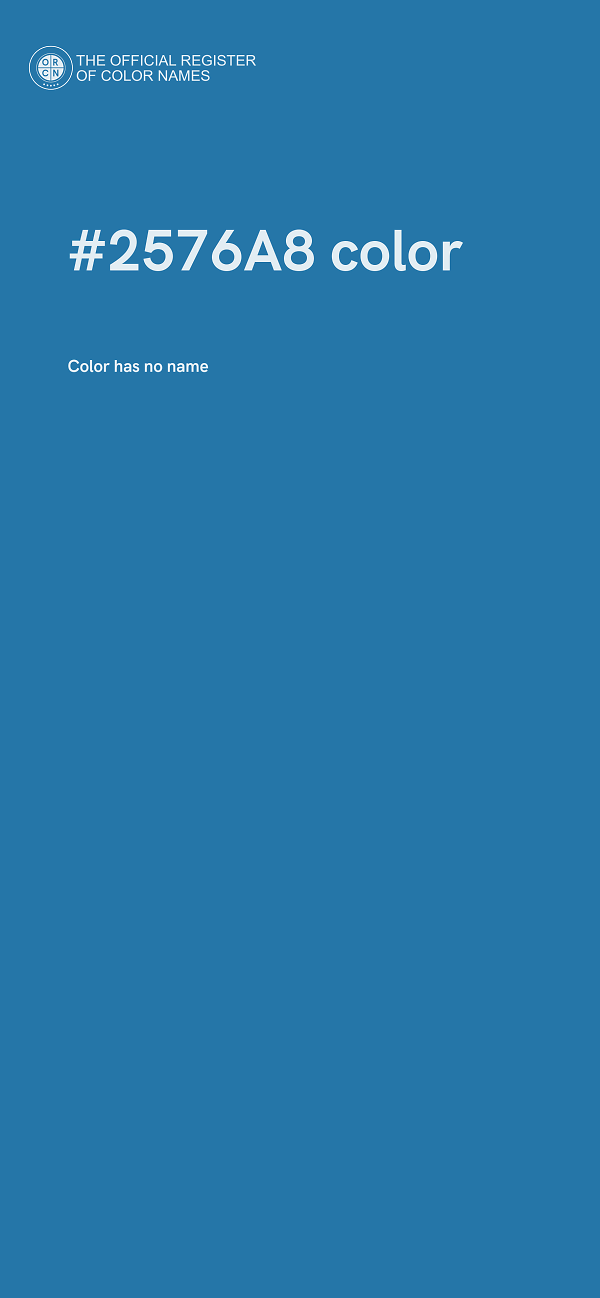 #2576A8 color image