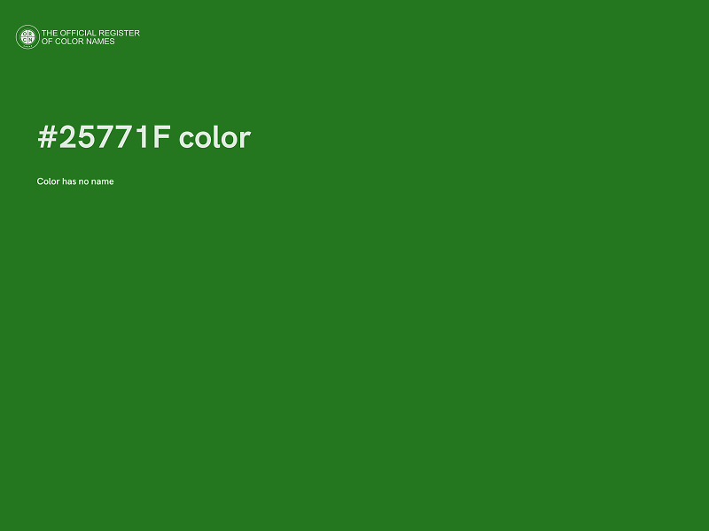 #25771F color image