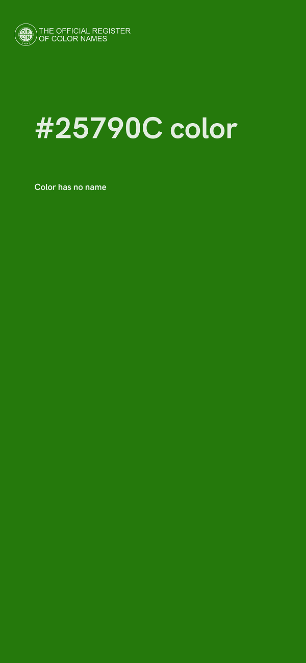 #25790C color image