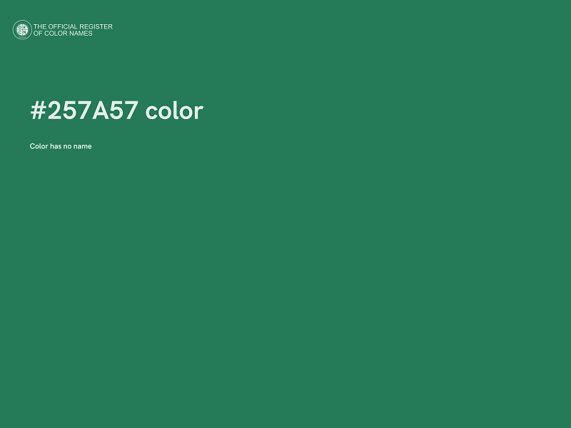 #257A57 color image