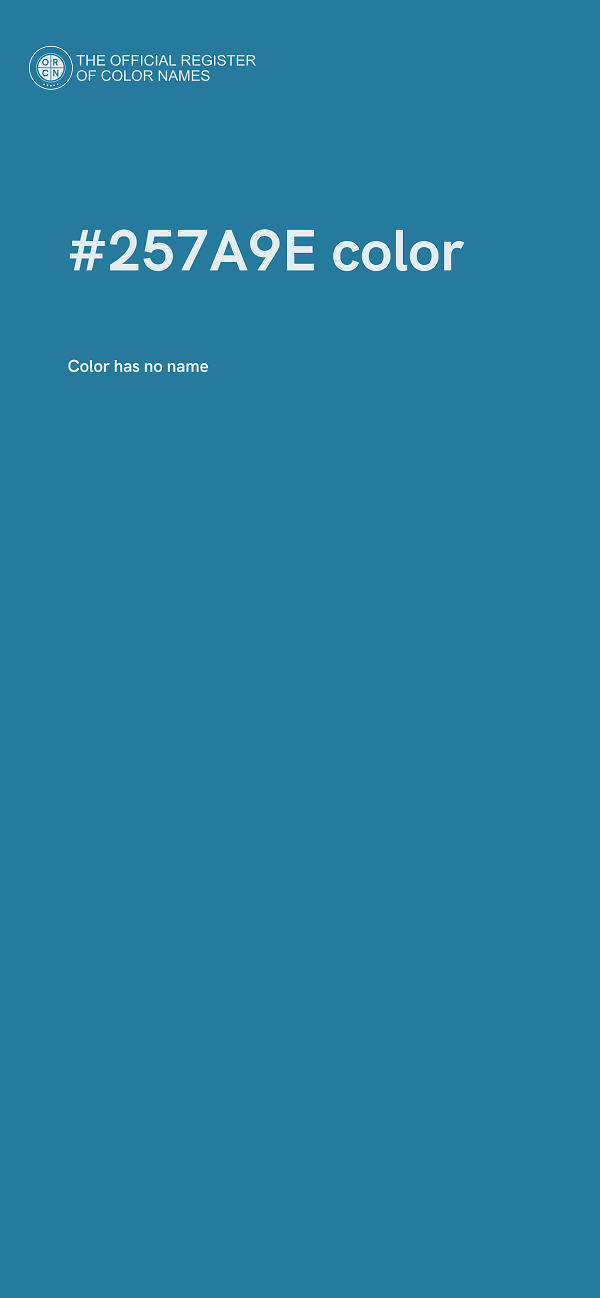 #257A9E color image