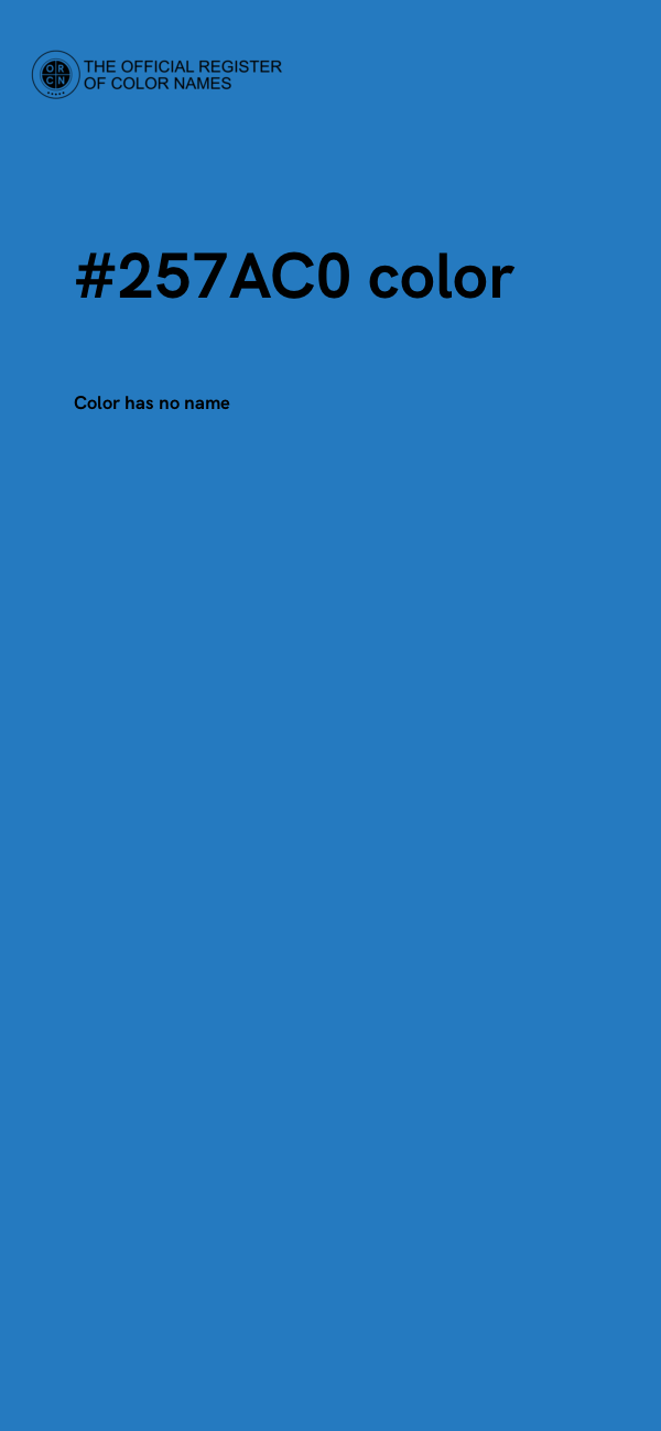 #257AC0 color image