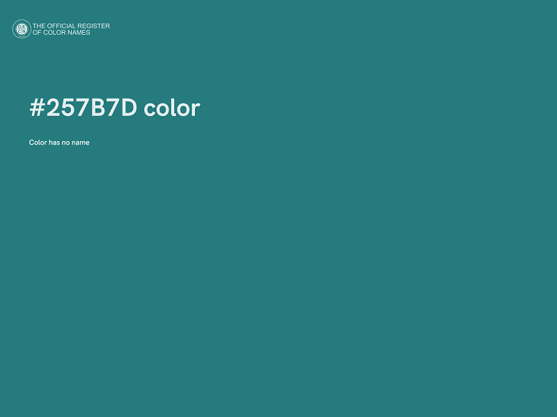 #257B7D color image