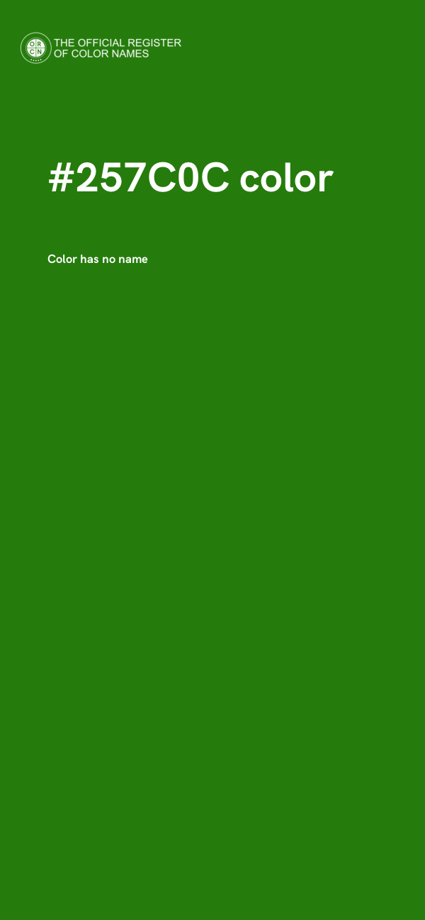 #257C0C color image