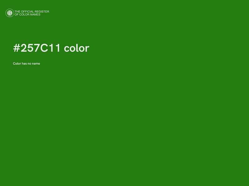 #257C11 color image