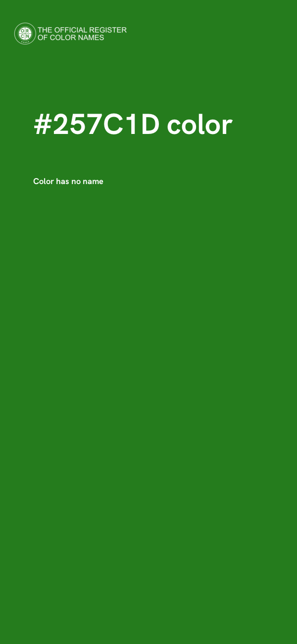 #257C1D color image