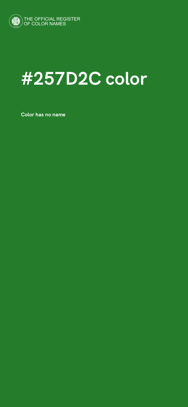 #257D2C color image