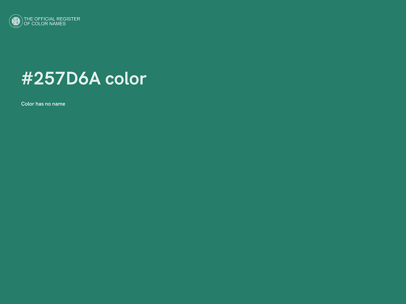 #257D6A color image