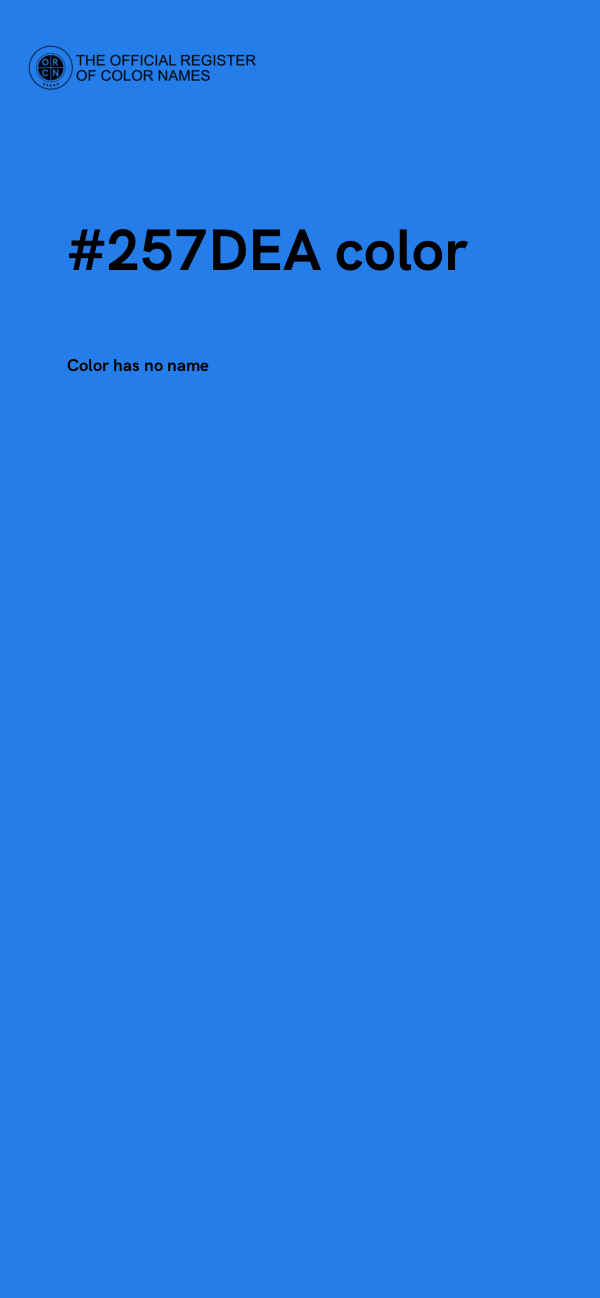 #257DEA color image