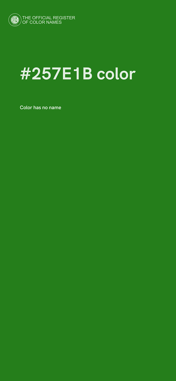 #257E1B color image