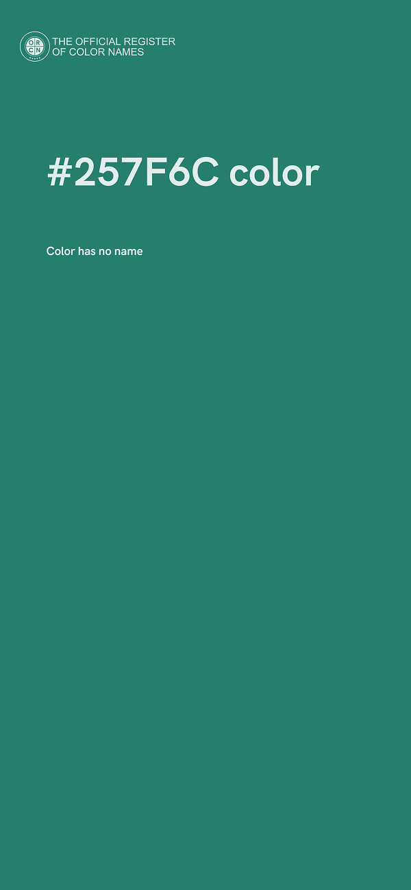 #257F6C color image