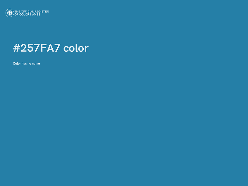 #257FA7 color image
