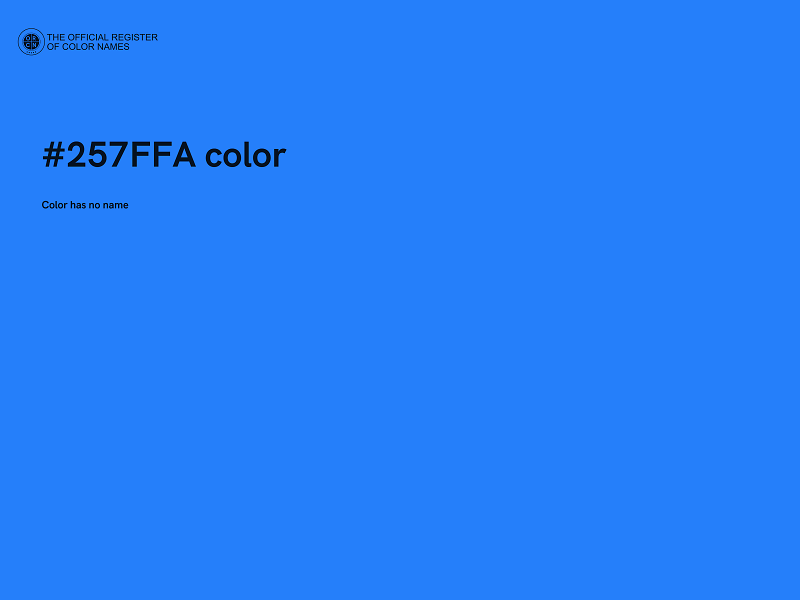 #257FFA color image