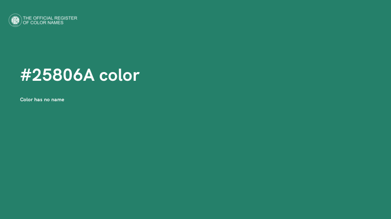 #25806A color image