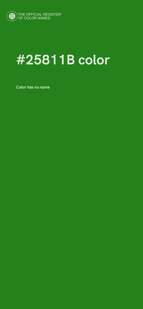 #25811B color image