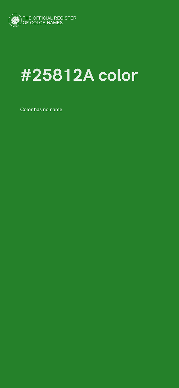 #25812A color image