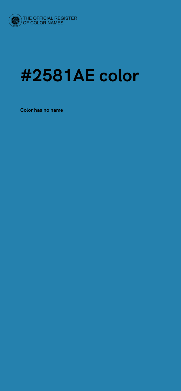 #2581AE color image