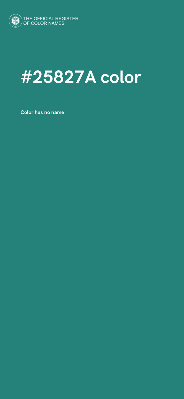 #25827A color image