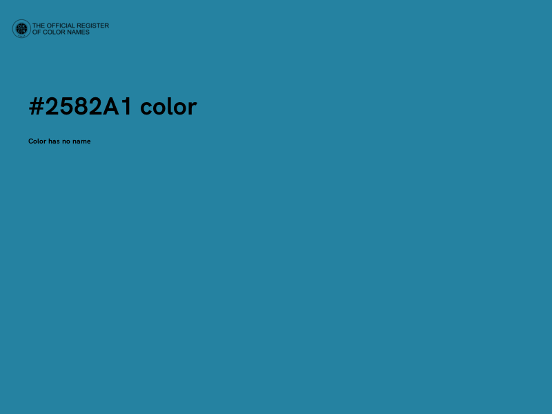#2582A1 color image