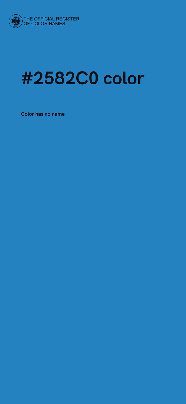 #2582C0 color image