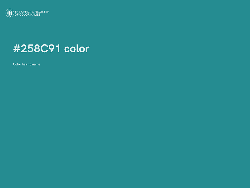 #258C91 color image
